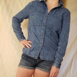 Button up jean shirt